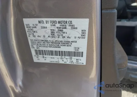 2008 Ford Escape Xlt from USA, damaged, VIN 1FMCU03Z18KA09099